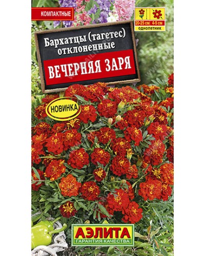 БАРХАТЦЫ (А) ВЕЧЕРНЯЯ ЗАРЯ (отклоненные) 0,3г/10